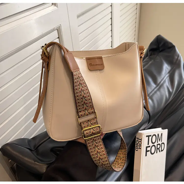 Korean Style Wide Strap Shoulder Bag for Women — feature 26