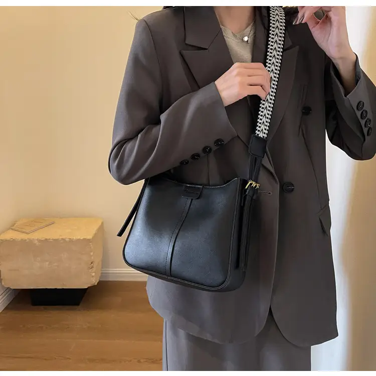 Korean Style Wide Strap Shoulder Bag for Women — feature 29