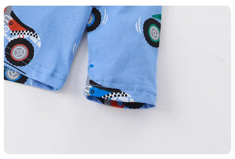 Forestkingdom Boys T-Shirt Blue Motorcycles 2024 — feature 13