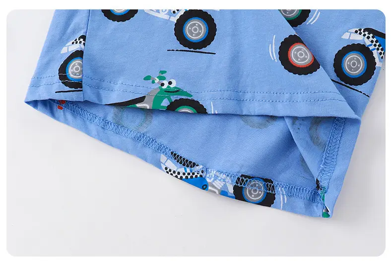 Forestkingdom Boys T-Shirt Blue Motorcycles 2024 — feature 15