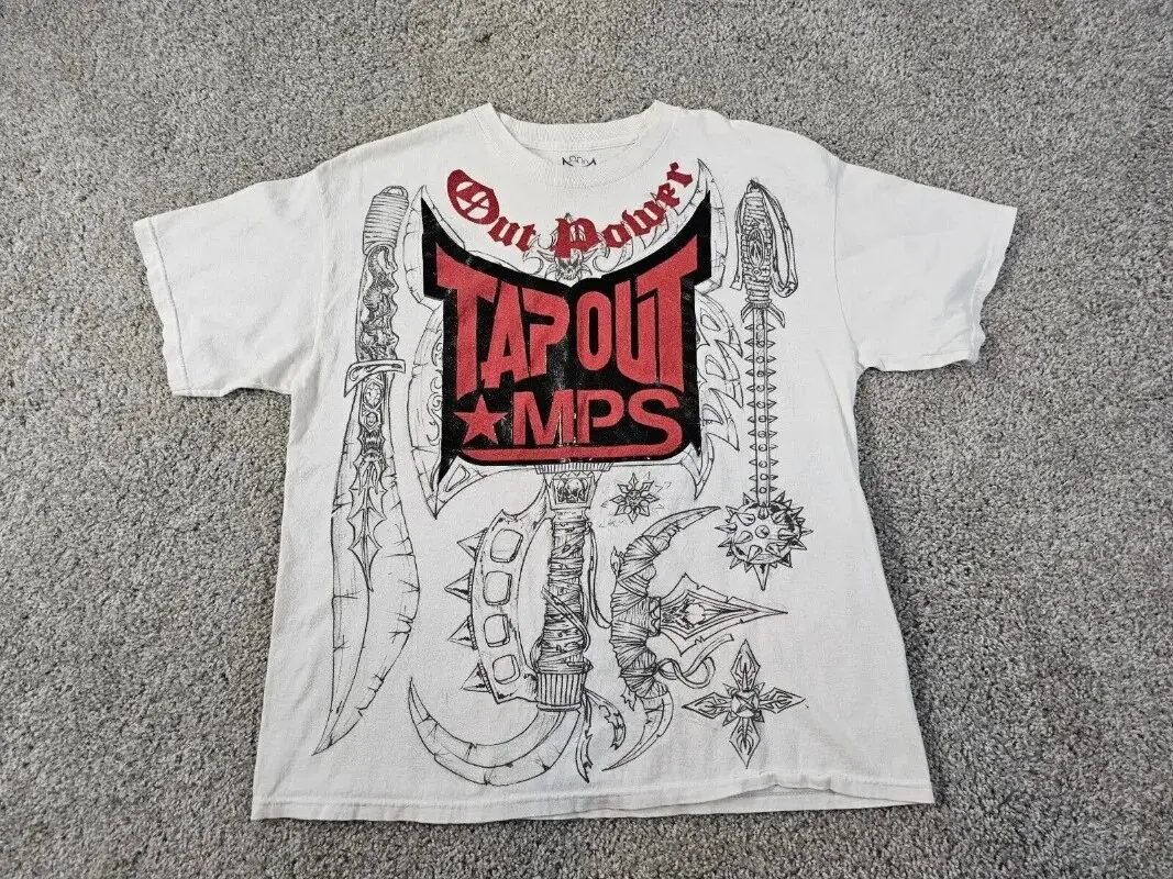 Men Retro Printed T-Shirt White Short Sleeve — feature 2