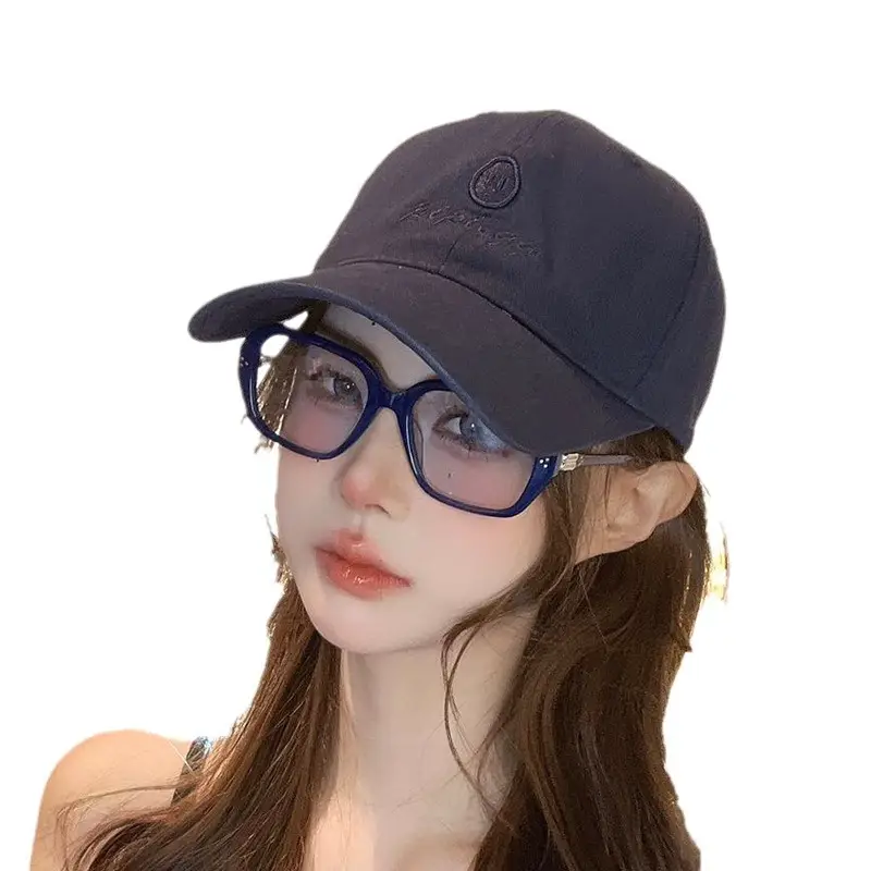Women Sun Hat Red Peaked Cap UV Protection - Image 9