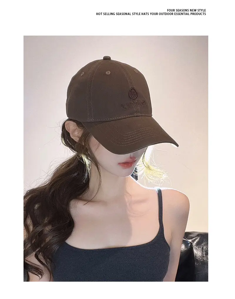 Women Sun Hat Red Peaked Cap UV Protection — feature 8
