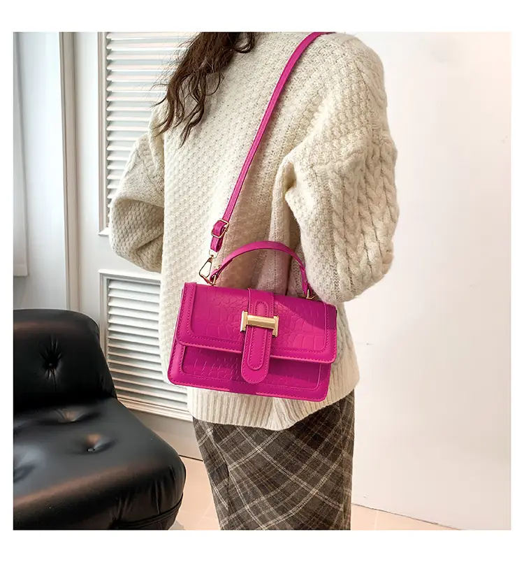 Pink Leather Shoulder Bag for Women 2024 — feature 10
