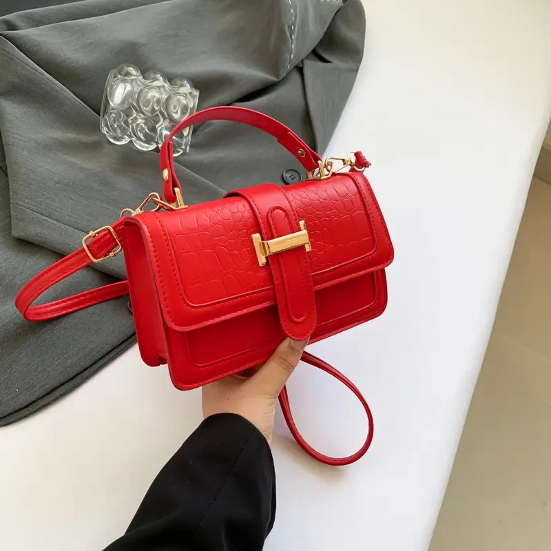 Pink Leather Shoulder Bag for Women 2024 - Image 7