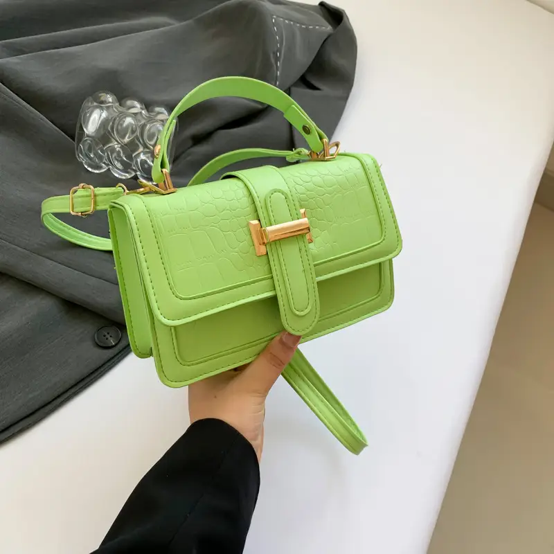Pink Leather Shoulder Bag for Women 2024 - Image 8