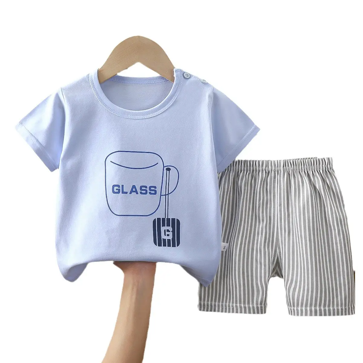 Cotton Cat Sunglasses T-Shirt Shorts Set Yellow - Image 27