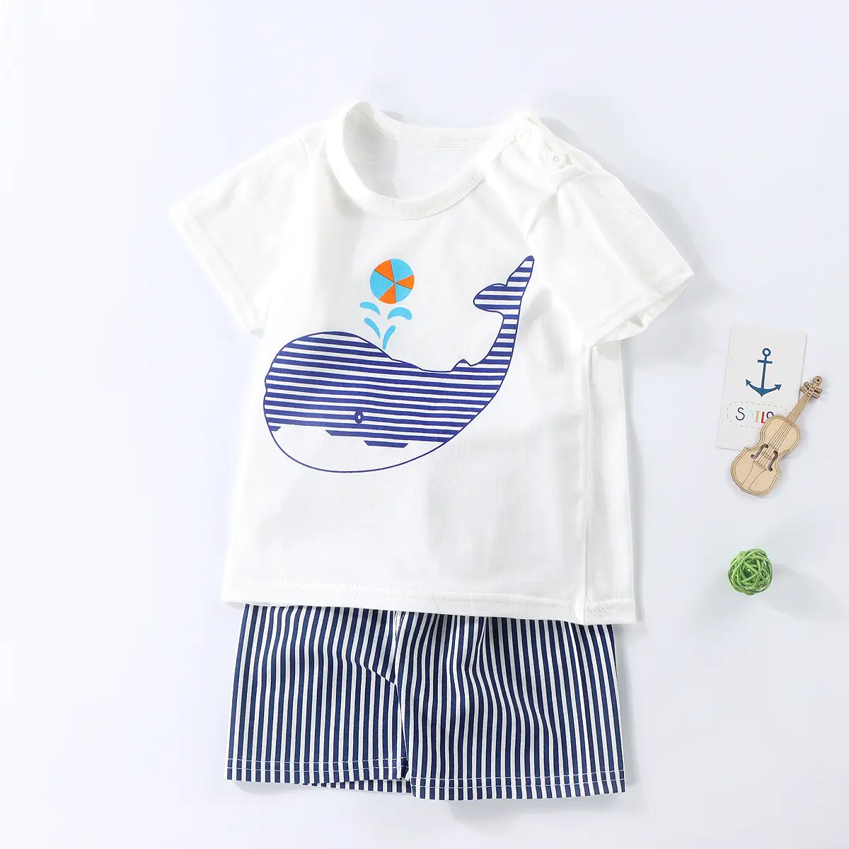 Cotton Cat Sunglasses T-Shirt Shorts Set Yellow - Image 9