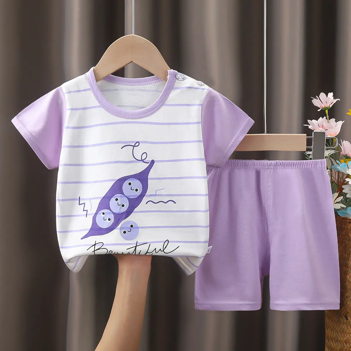 Cotton Cat Sunglasses T-Shirt Shorts Set Yellow - Image 10
