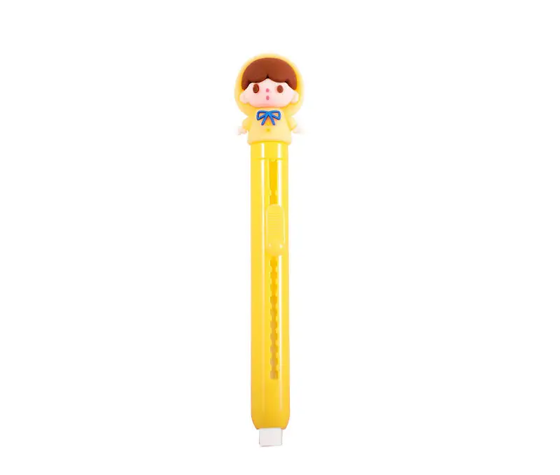 Pen type push eraser cartoon dinosaur children's creative stationery push-pull pen eraser primary school student gift cultural creation — feature 10