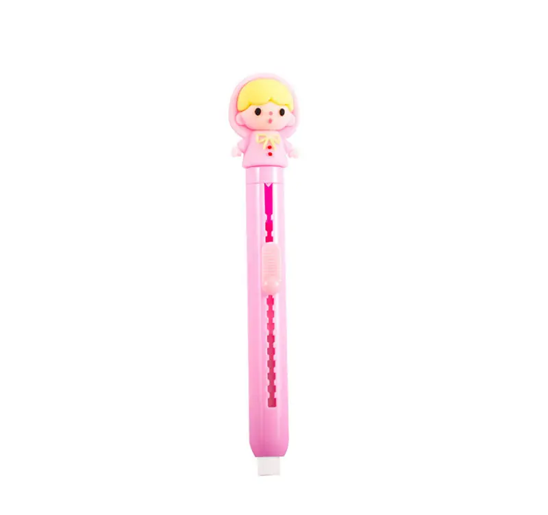 Pen type push eraser cartoon dinosaur children's creative stationery push-pull pen eraser primary school student gift cultural creation — feature 8