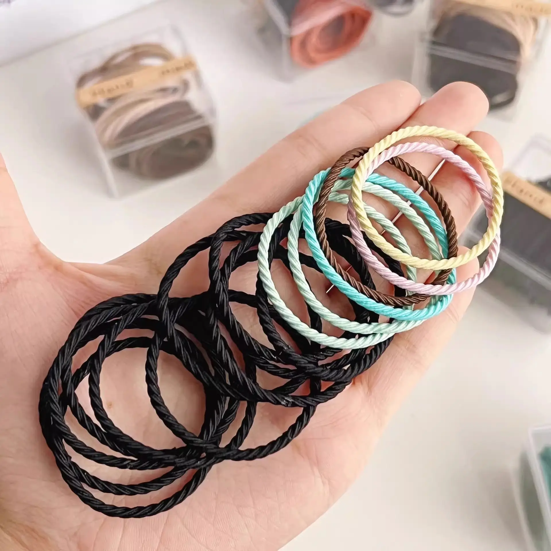 2023 New Style Hair Rope for Girls Rubber Band - Image 7