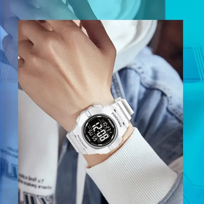 Waterproof LED Digital Watch for Boys Girls