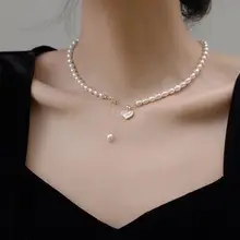 S925 Pearl Clavicle Necklace for Women — feature 15