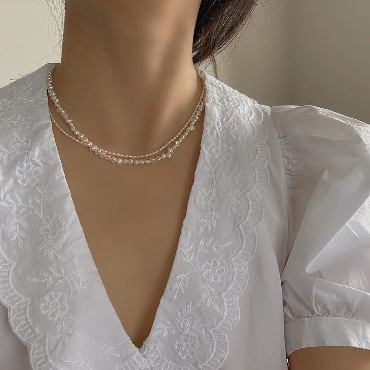 S925 Pearl Clavicle Necklace for Women — feature 38