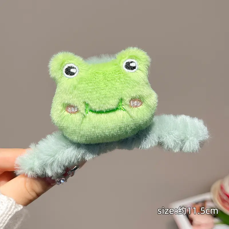 Cute Plush Bear Hair Clip for Girls - Image 5