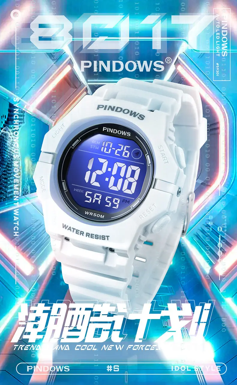 Multi-functional LED Digital Watch for Girls — feature 3