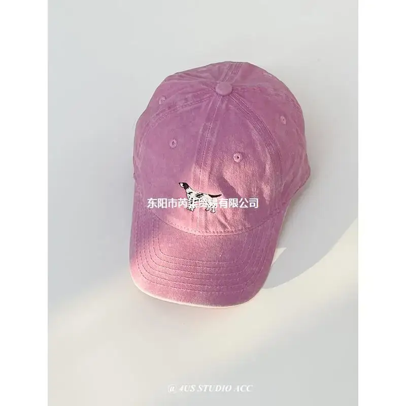 Pink Embroidered Baseball Cap for Girls & Boys - Image 9