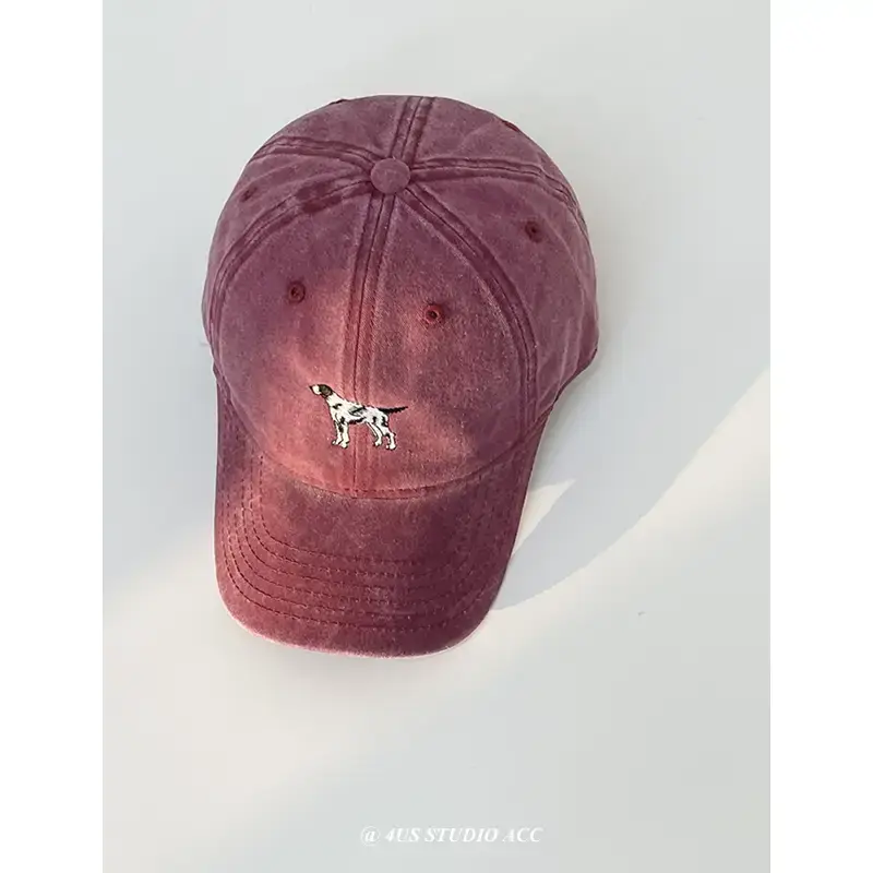 Pink Embroidered Baseball Cap for Girls & Boys - Image 4