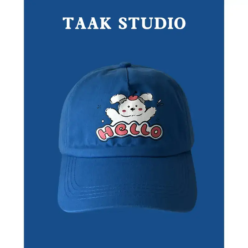 Japanese Style Pink Dog Cap for Girls 2024 - Image 5