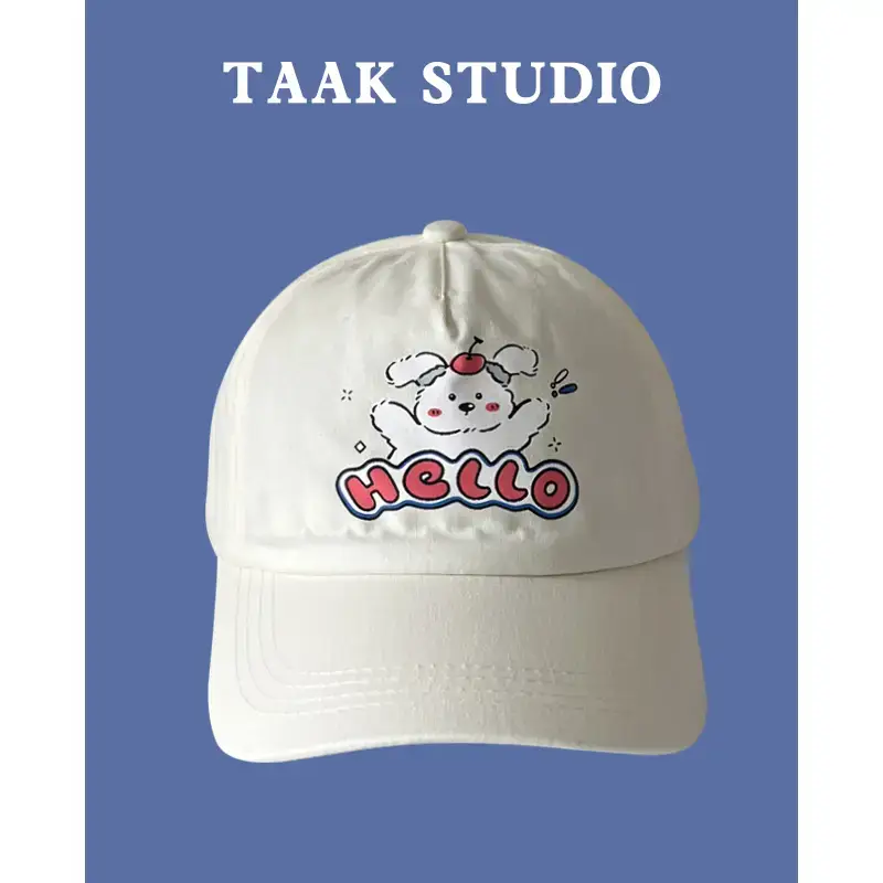 Japanese Style Pink Dog Cap for Girls 2024 - Image 7