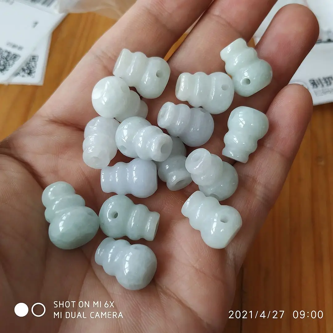 Jade Gourd Buddha Head Necklace with 108 Beads - Image 5