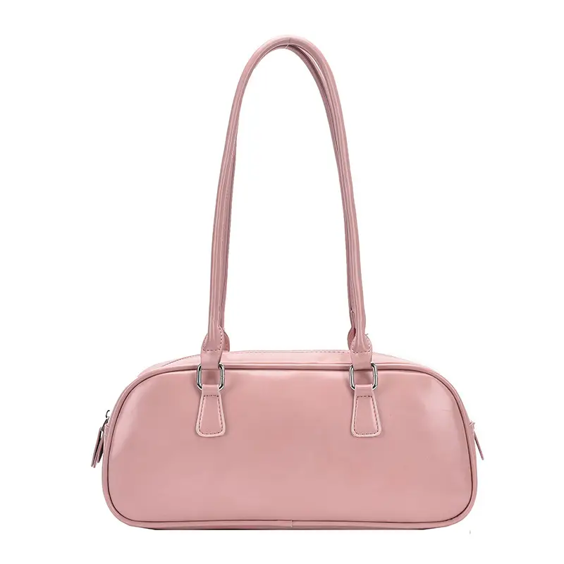 Women's Spring Large Boston Shoulder Bag Beige 2024 - Image 10