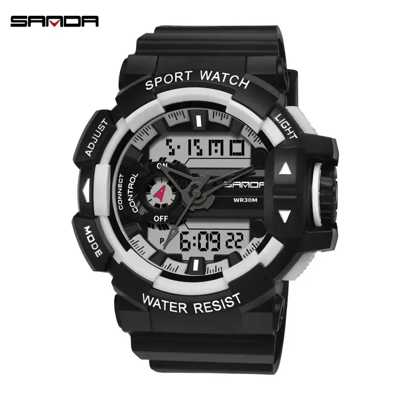Sanda Luminous Sport Watch Water Resistant Multi-Function - Image 2