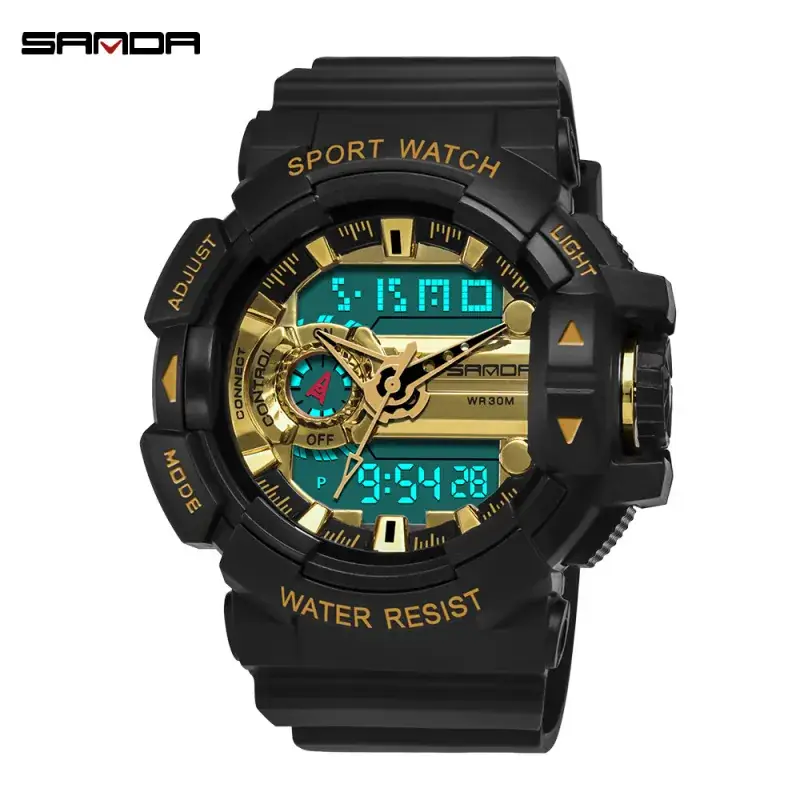 Sanda Luminous Sport Watch Water Resistant Multi-Function - Image 3