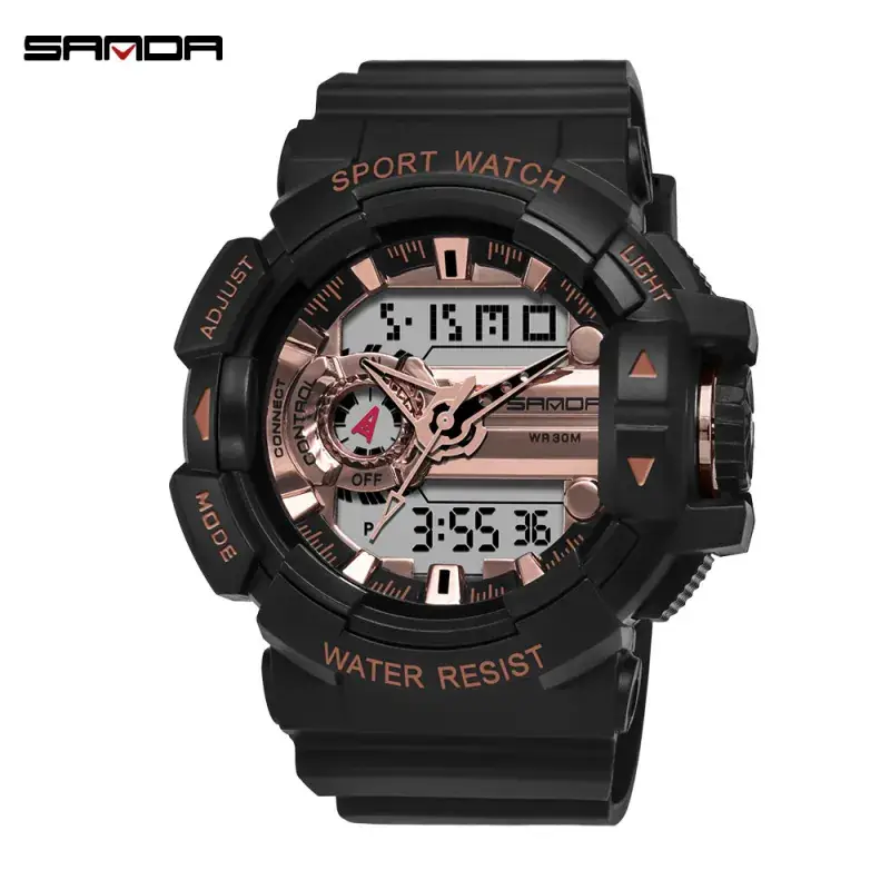 Sanda Luminous Sport Watch Water Resistant Multi-Function - Image 4