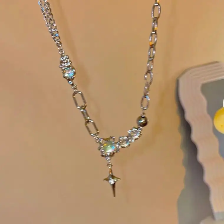 Moonstone Mango Star Necklace for Women — feature 1