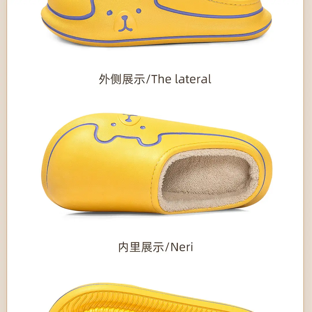Jialiya Waterproof Cotton Slippers for Women, Winter Indoor Home Fleece-Lined Warm Slippers with a Soft Cushioning Feel, Non-Slip Couple Cotton Slippers for Men — feature 24