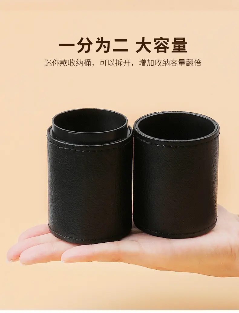Mini Makeup Brush Storage Cylinder with Eyebrow Pen — feature 11