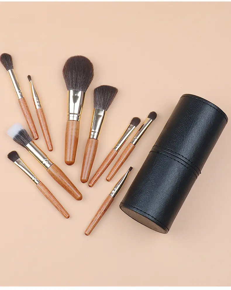 Mini Makeup Brush Storage Cylinder with Eyebrow Pen — feature 15