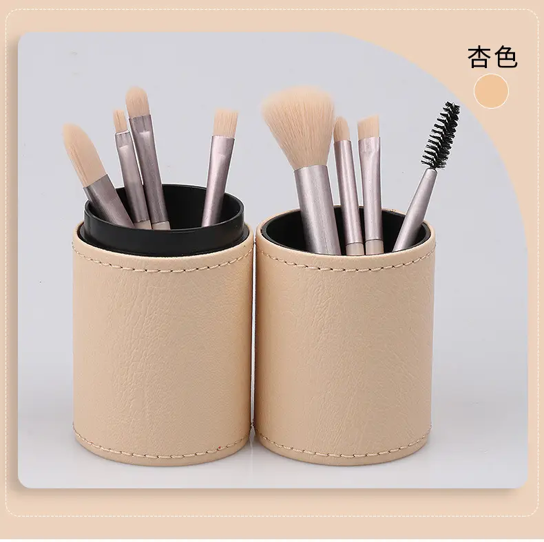 Mini Makeup Brush Storage Cylinder with Eyebrow Pen — feature 6