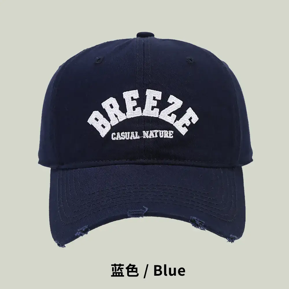 Spring & Autumn New Style Black Curved Brim Cap - Image 2