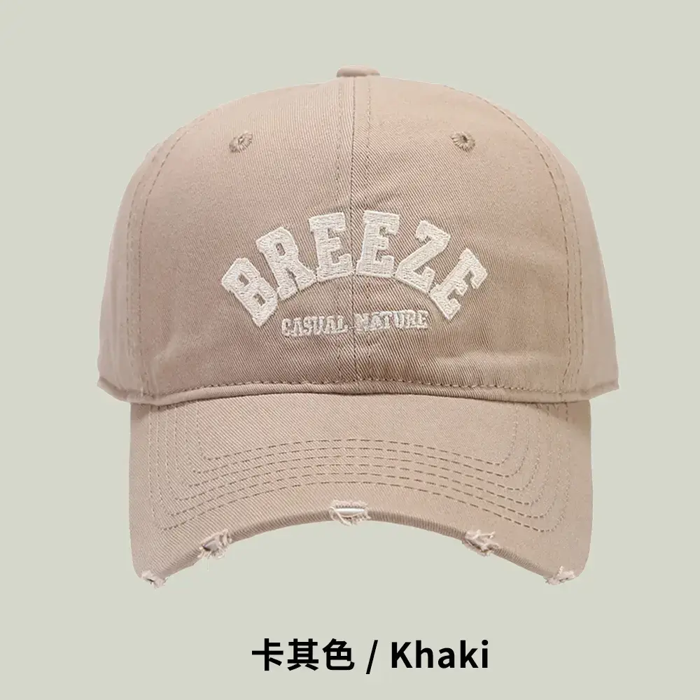 Spring & Autumn New Style Black Curved Brim Cap - Image 5