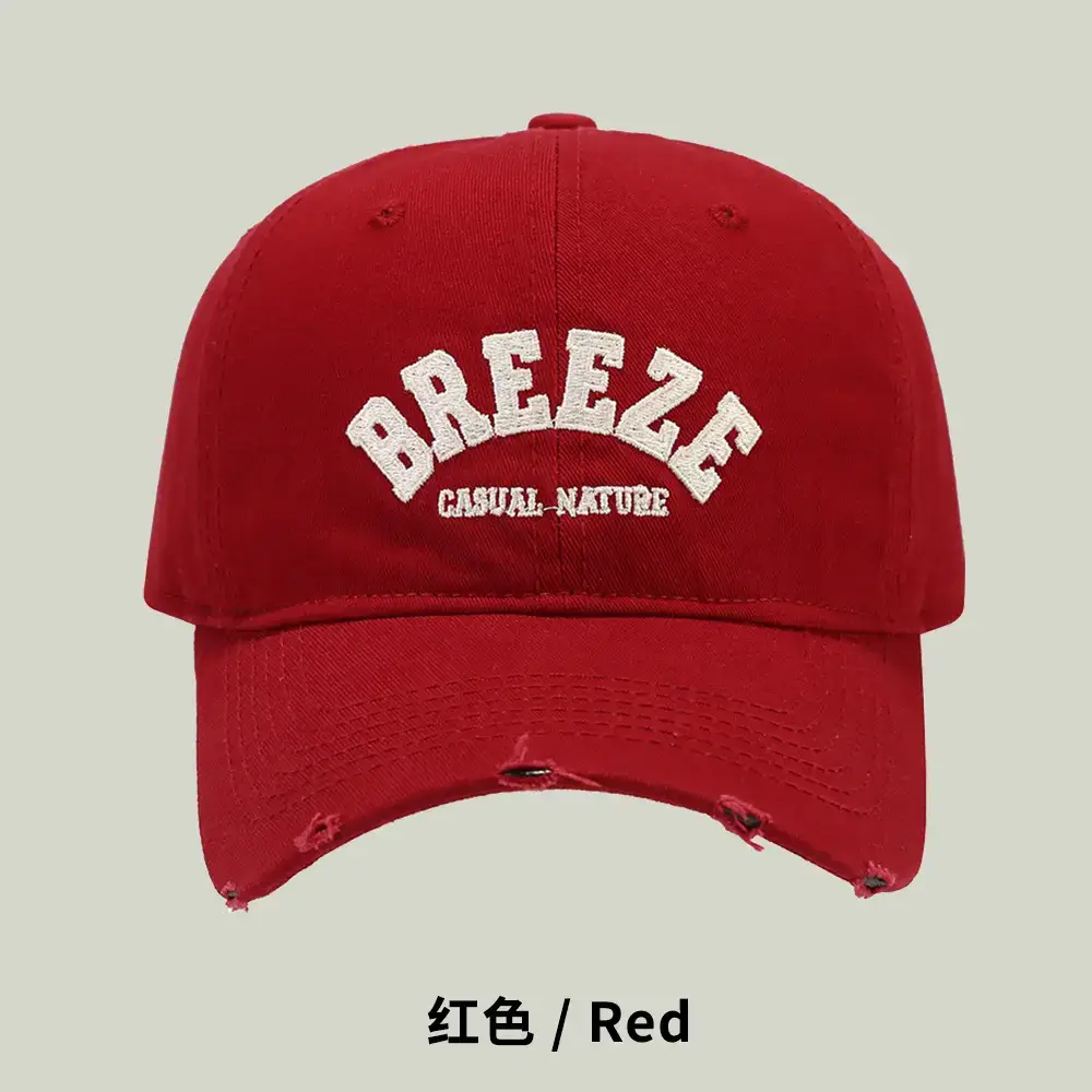 Spring & Autumn New Style Black Curved Brim Cap - Image 7