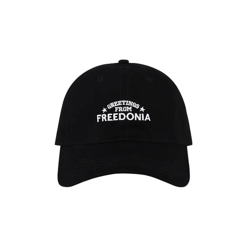 Red Embroidered Freedom Baseball Cap Women - Image 11