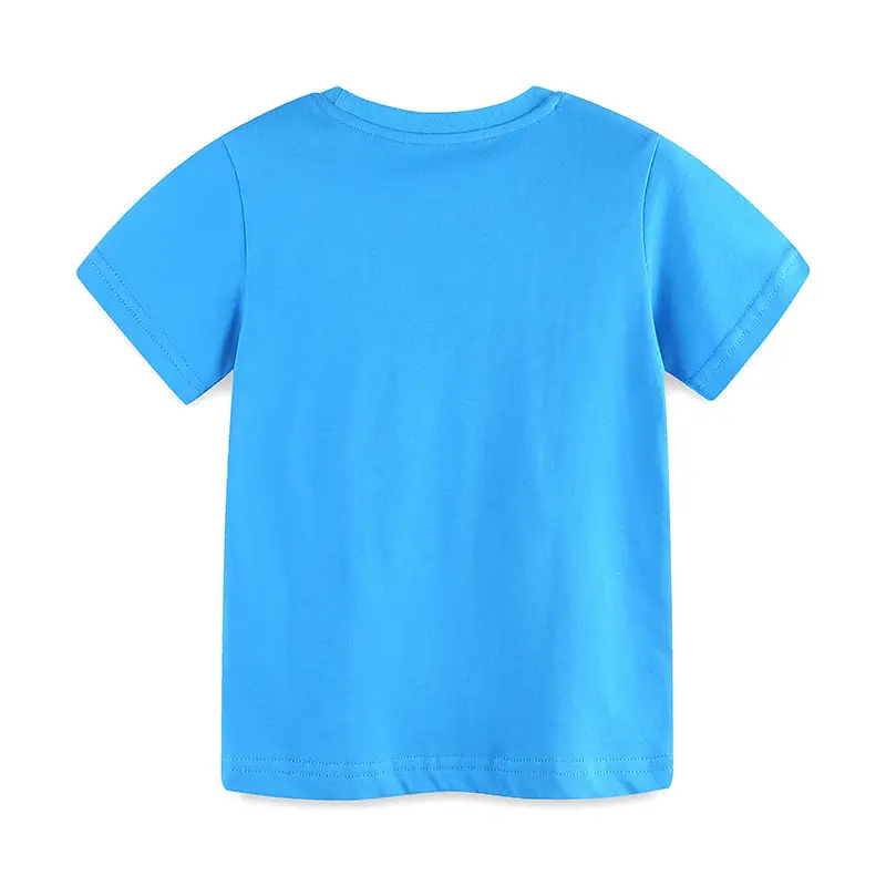 2025 Boys Dinosaur Zone Cartoon T-Shirt Blue