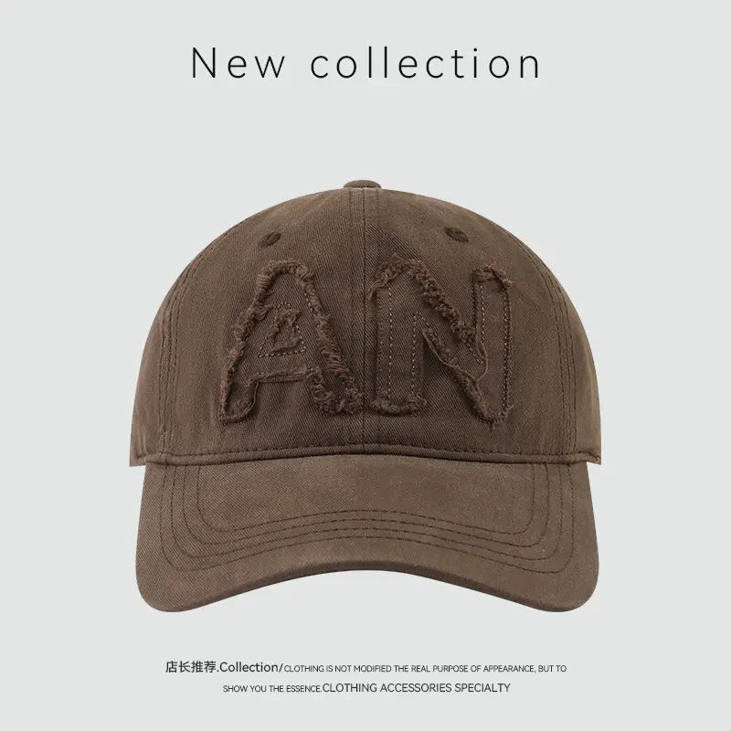 Spring Korean Style English Embroidered Baseball Cap
