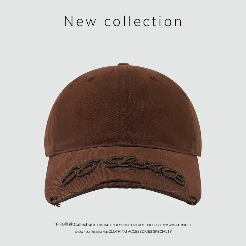 Spring Korean Style English Embroidered Baseball Cap