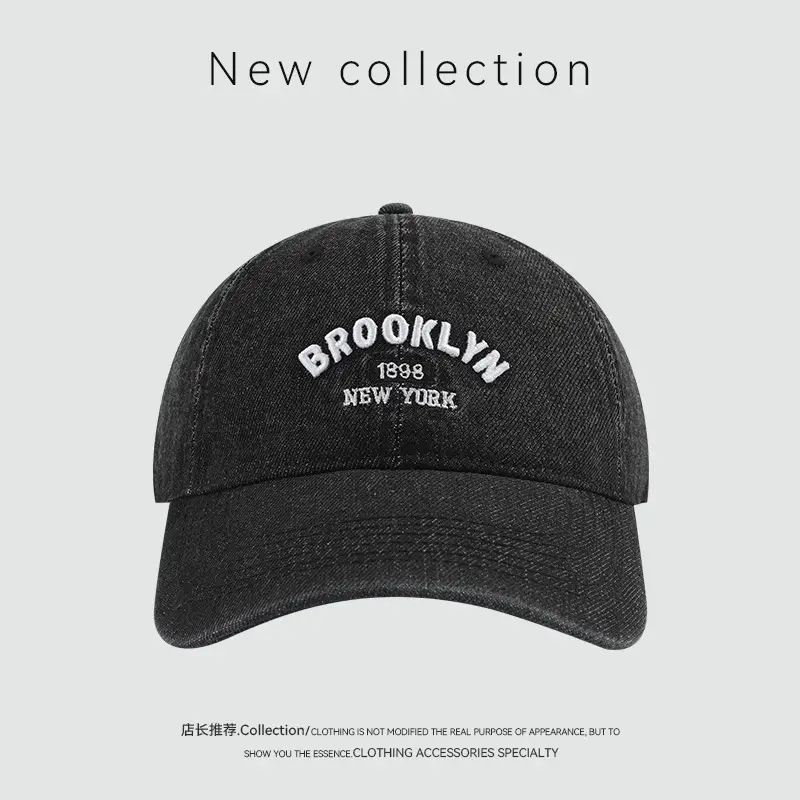 Spring Korean Style English Embroidered Baseball Cap