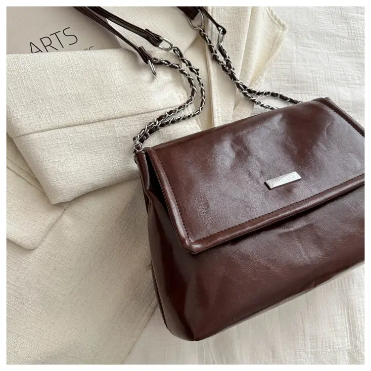 Black Korean Style Chain Shoulder Bag for Women 2024 — feature 25