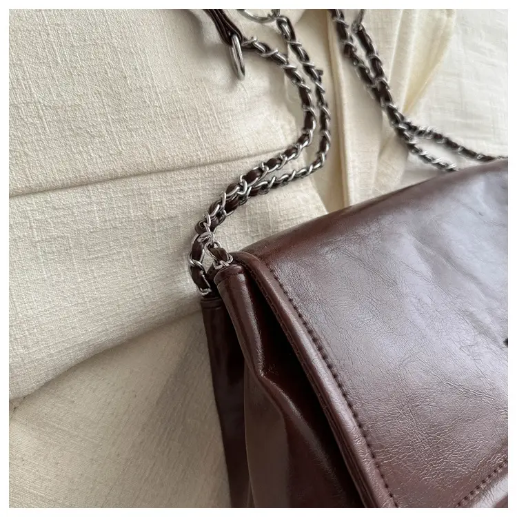 Black Korean Style Chain Shoulder Bag for Women 2024 — feature 26