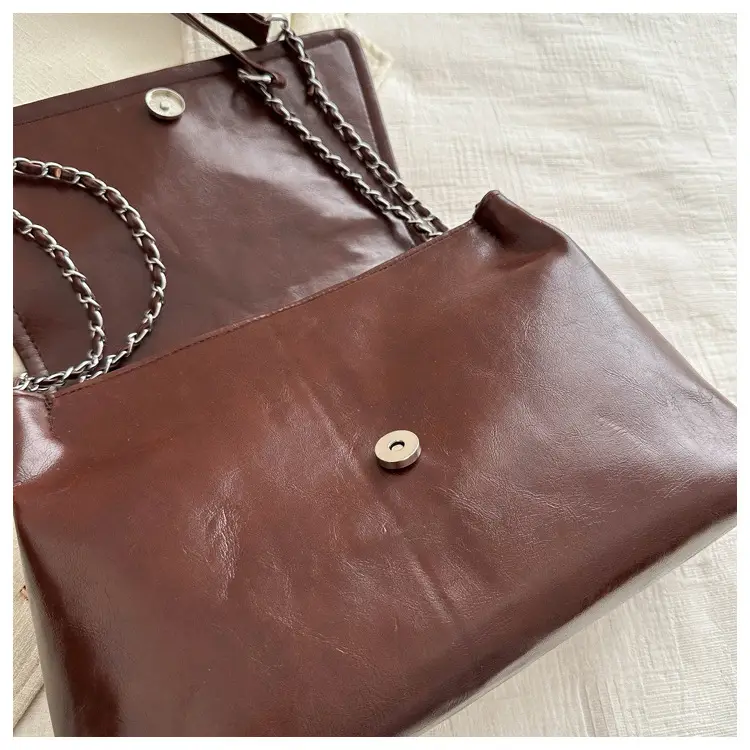 Black Korean Style Chain Shoulder Bag for Women 2024 — feature 29