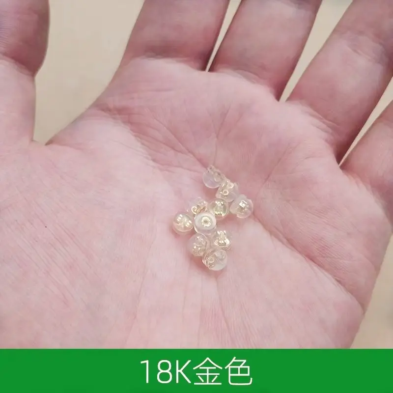 18K Gold Silicone Ear Caps Water Shell Gold Wholesale - Image 6
