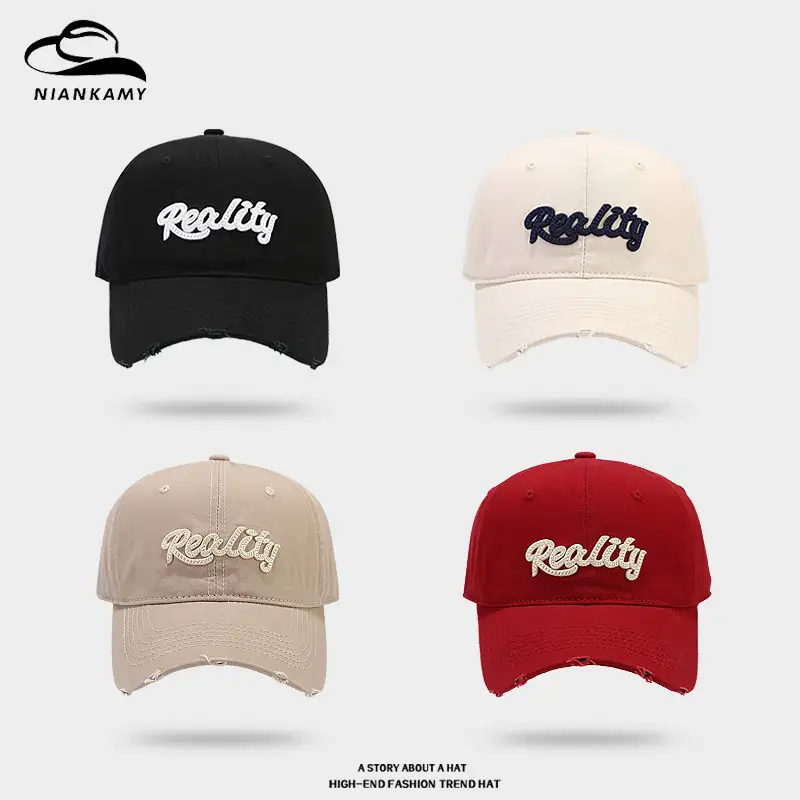 Women Embroidered Baseball Cap Beige Adjustable Strap - Image 6