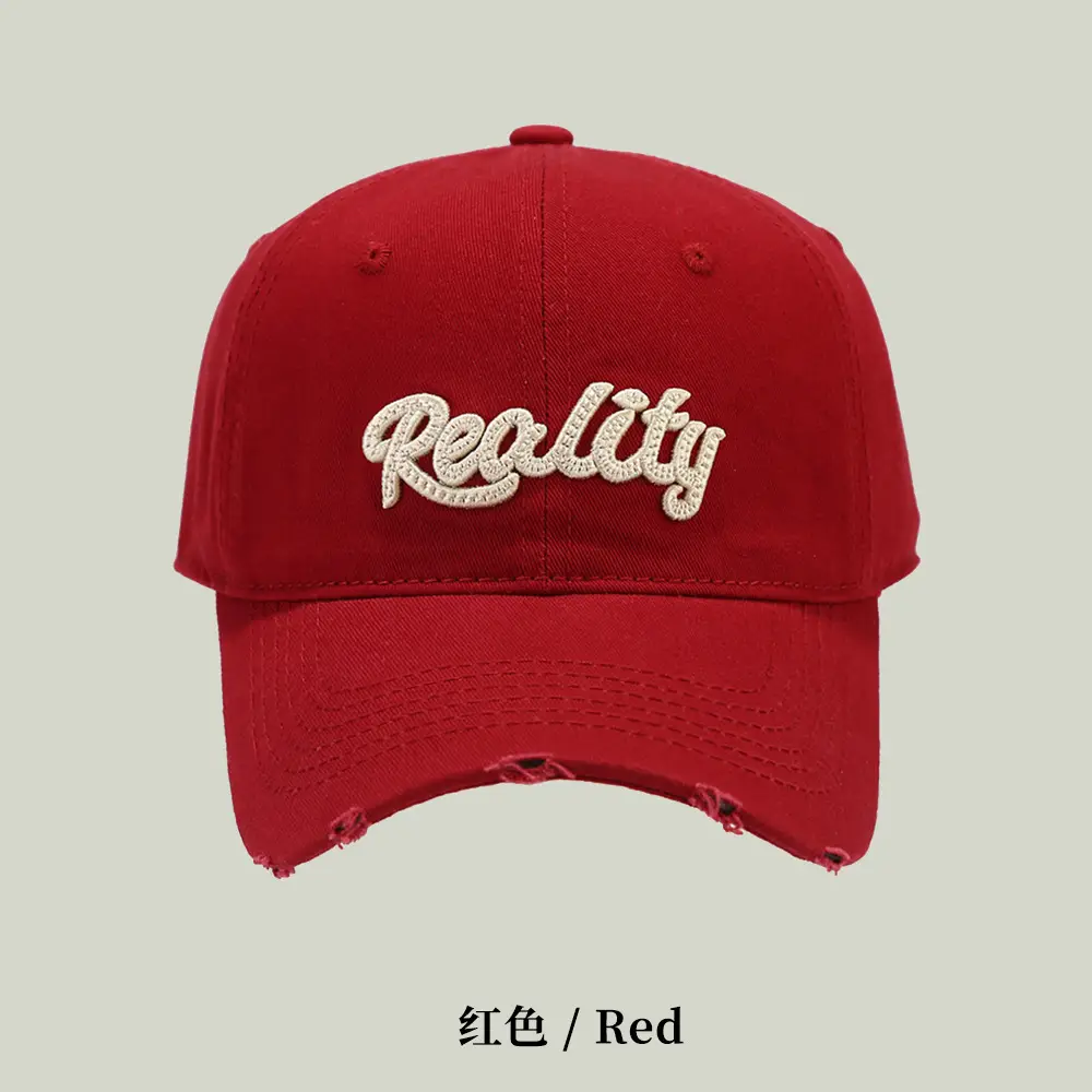 Women Embroidered Baseball Cap Beige Adjustable Strap - Image 3