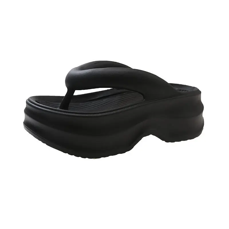 Women EVA Flip Flops Beige Thick Sole Summer - Image 13